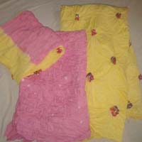 Designer Yellow Pure GC Cotton Sanganeri Printed Punjabi Suits
