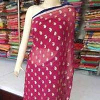 Party Wear Gilliter Work Chiffon Saree