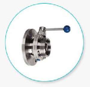 Stainless Steel Electropolished Butterfly Valve Flange End