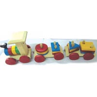 Shape Color Stacking Train