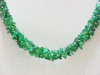 Natural Gemstone Chip Necklace