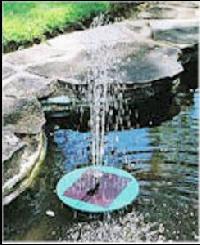 Alessi 1Pc Artificial Water Lily Fountain for Garden Floating Fountain for Pool Solar 