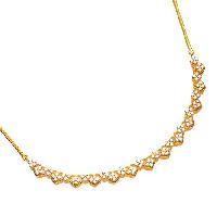 Gold Diamond Necklace Gdn-02