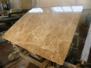 Polished Light Emperador Marble
