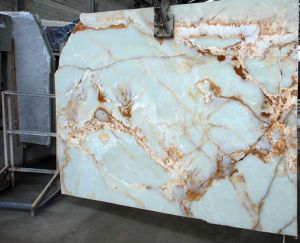 Polished White Onyx Marble for Flooring Use, Making Temple, Statue
