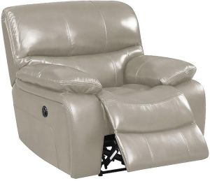 Elements Vino Recliner - Cream Leather Match