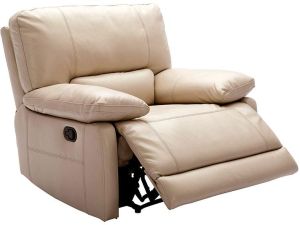 Kuka Maui Sand Recliner Leather Match