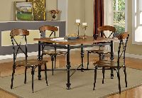 Lifestyles 5pc Dining Set Table and Four Side Chairs