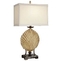 StyleCraft Table Lamp with Sea Shell