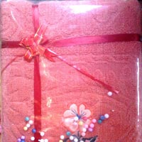Pink Cotton Towel Gift Set