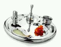 Stainless Steel Puja Thali 01