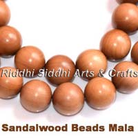 sandalwood carved beads