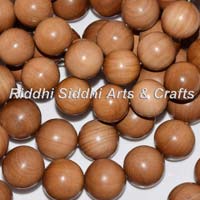 Carved Sandalwood Beads