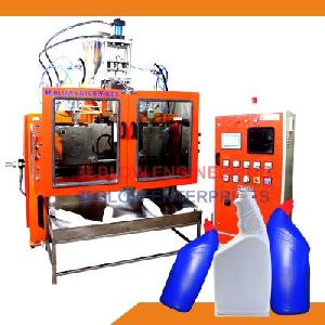 Double Station Angular Blow Molding Machine