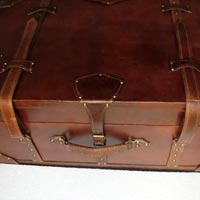 Vintage Leather Trunk
