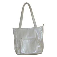 White Art Leather Bag