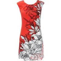 flower printed one piece dress