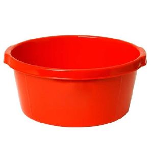 Plastic Red Colored Tub