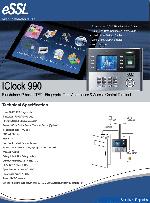 I CLOCK 990 BIOMETRIC ACCESS CONTROL WITH COLOR TFT