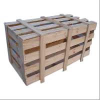 industrial wooden packaging box