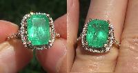 Gorgeous Colombian Emerald Rings
