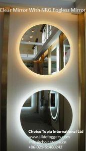 Fogless Shower Mirrors For Backlit Bathroom Mirror