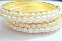 pearl plated bangles