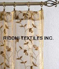 Embroidery Curtain Fabric