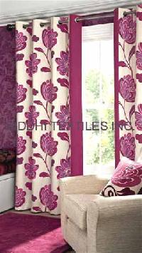Screen Print Curtain Fabric and Curtains