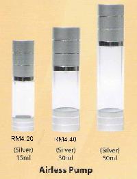 Silver Airless Bottle