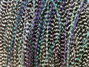 Grizzly Rooster Feathers