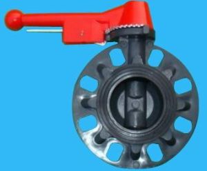 PVC Butterfly Valve, Packaging Type : grey red handle