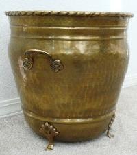 brass garden planters