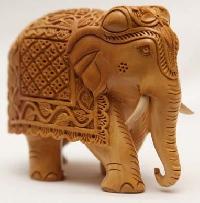 Wooden Elephant Statue