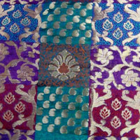 Chanderi Multi Design Fabric