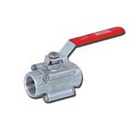 Three Piece Screwed End Ball Valve