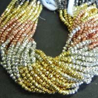 Multi pyrite Gemstone Beads