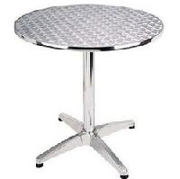 aluminium table