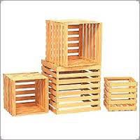 wooden crates