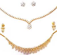 Diamond Necklace Set, Diamond Necklaces Dns - 003