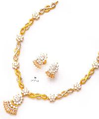 Gold Necklace Set, Gold Necklace Gns - 002