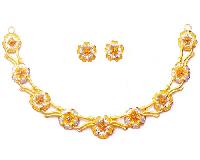 Gold Necklace Set, Gold Necklace Gns - 004