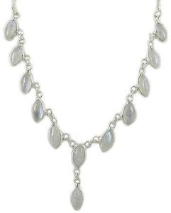 silver necklace