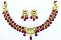 Gold Necklace Set - Vjm 3516