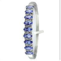 Tanzanite Gold Bangles Vjbr-00594