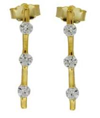 Cubic Zirconia Earring  - Cze 004