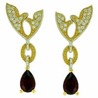 Cubic Zirconia Earring  - Cze 006