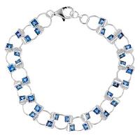 Silver Gemstone Bracelets - Sgb   004