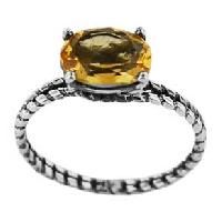 Silver Gemstone Rings  - Sgr 006