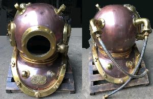 Diving Helmet in Antique
